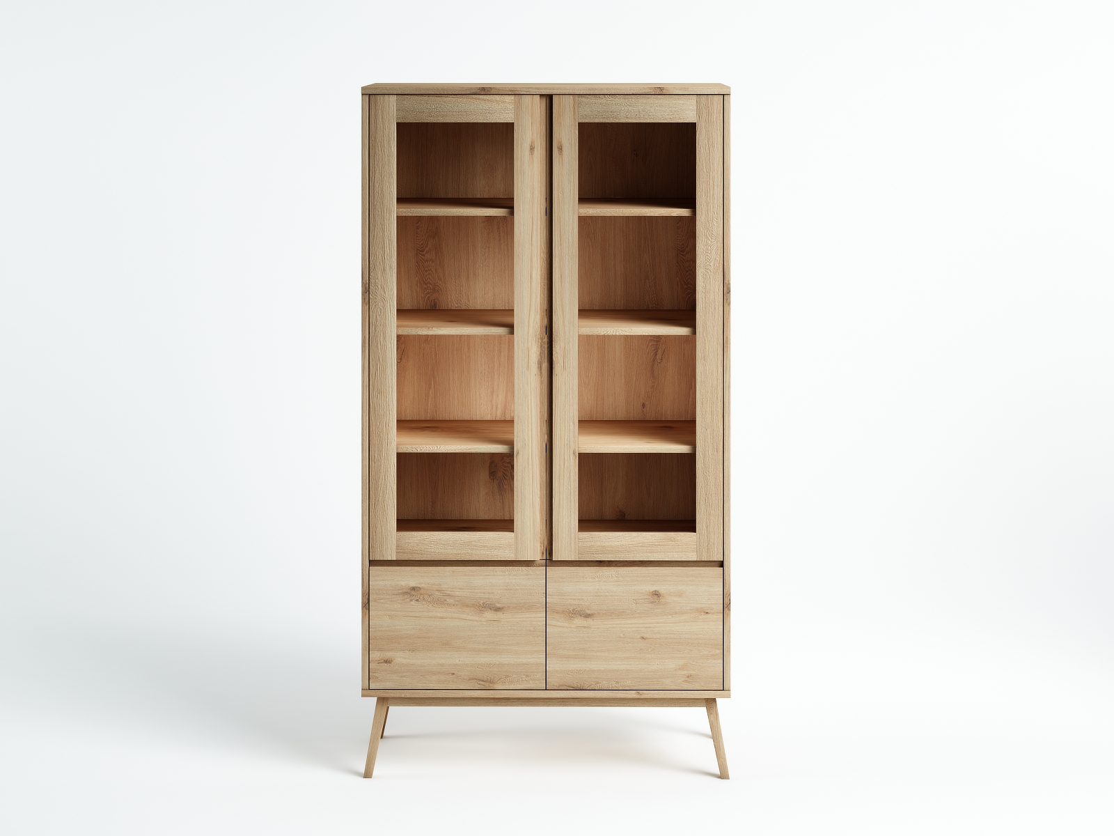 Witryna W1 Madryt dziki dąb 80x200x45