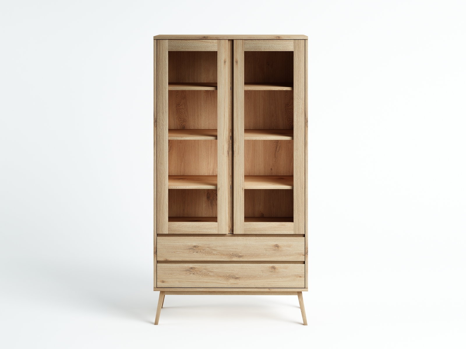 Witryna W2 Madryt dziki dąb 80x200x45