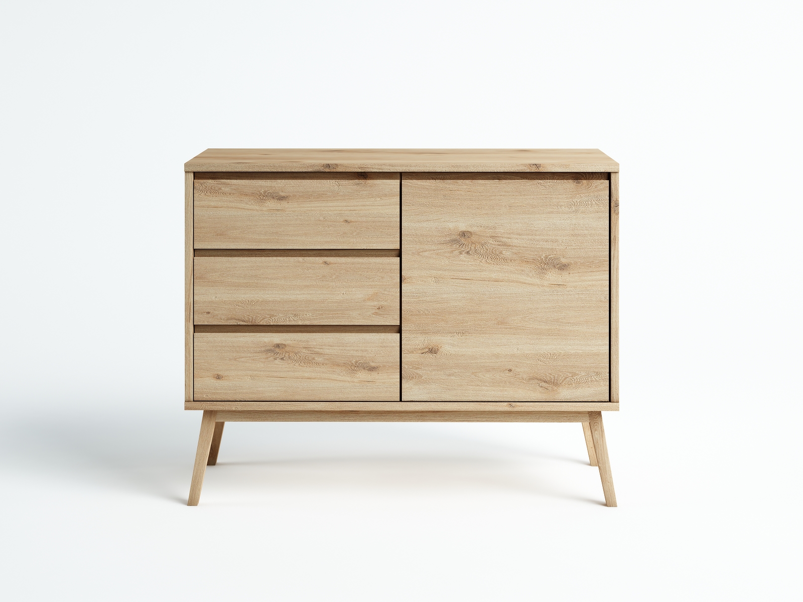 Komoda Madryt dziki dąb 110x85x45