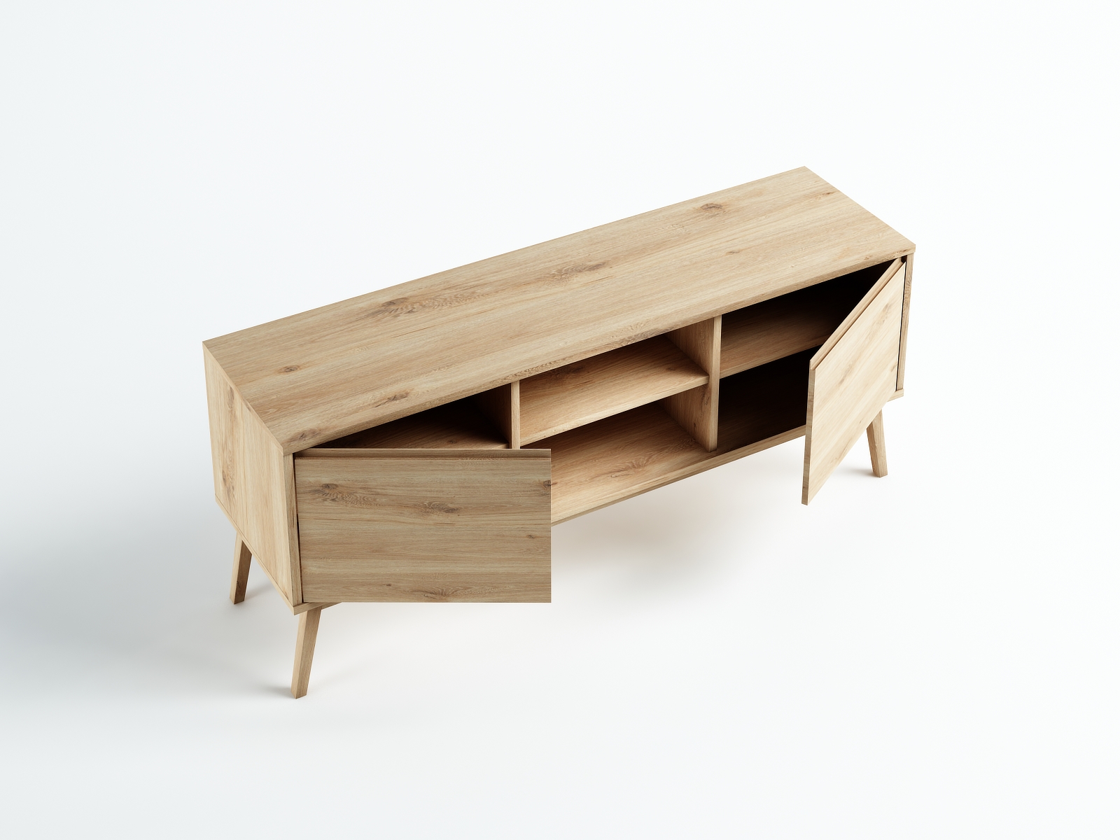 Komoda Madryt dziki dąb 160x65x45P