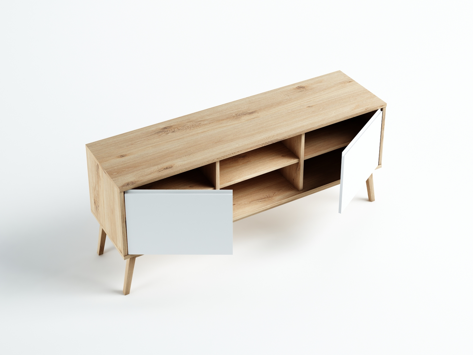 Komoda Madryt RAL dziki dąb 160x65x45P