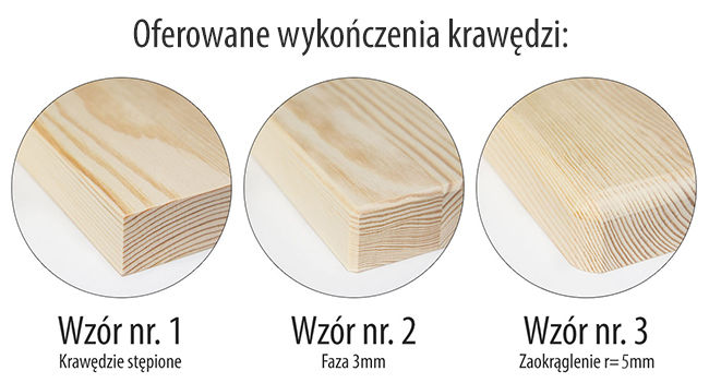Parapet jesionowy 30szer., 3cm gr