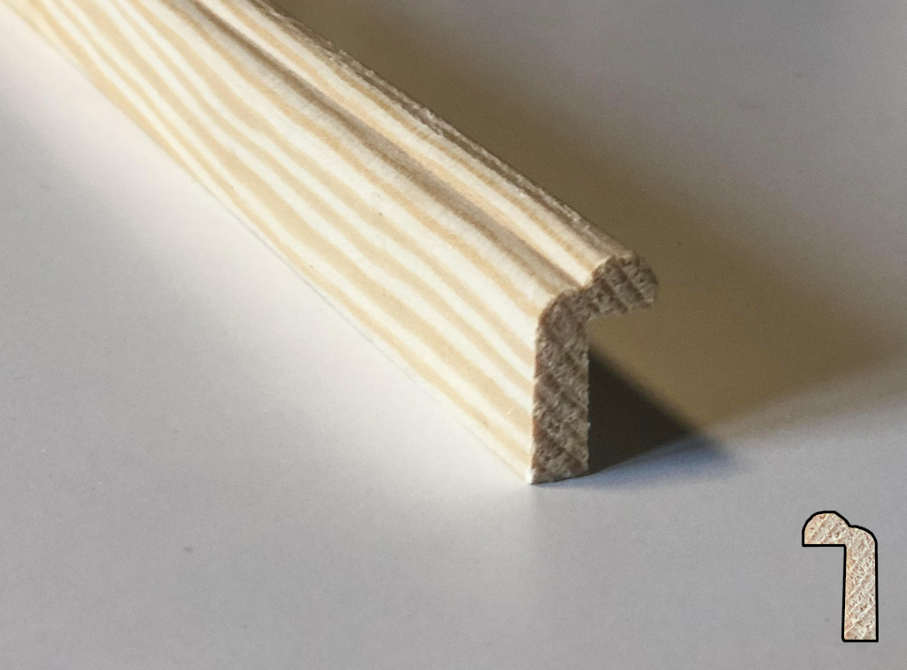 Listwa szybowa 23x15mm