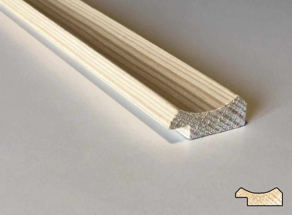 Listwa obrazowa wklęsła 35x14mm
