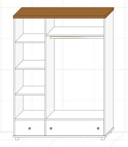 Szafa 150cm 3D