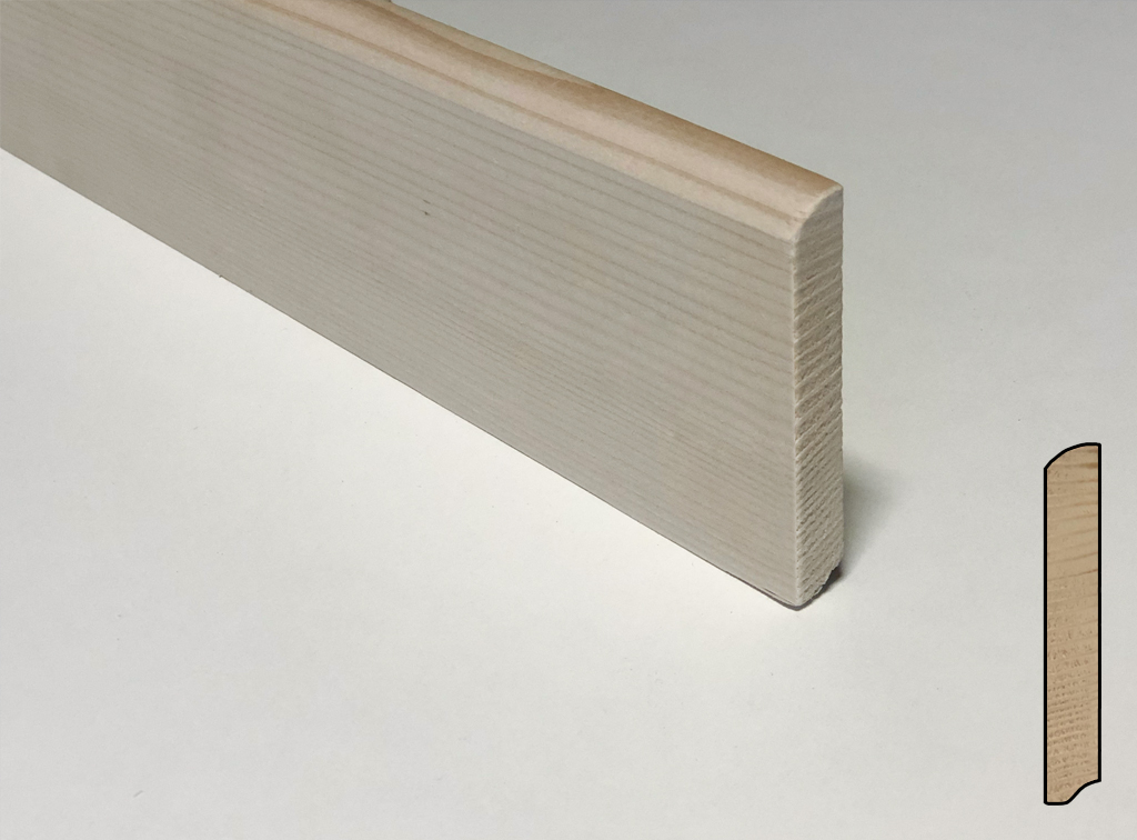 Cokół świerkowy 78x12mm